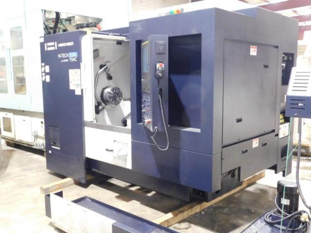 Used 2021 Hwacheon Hi-Tech 230BL YSMC w/ Milling, Y Axis, Subspindle, Chip Conv., Parts Catcher, 10" Chk 3.19" Bar Capacity
