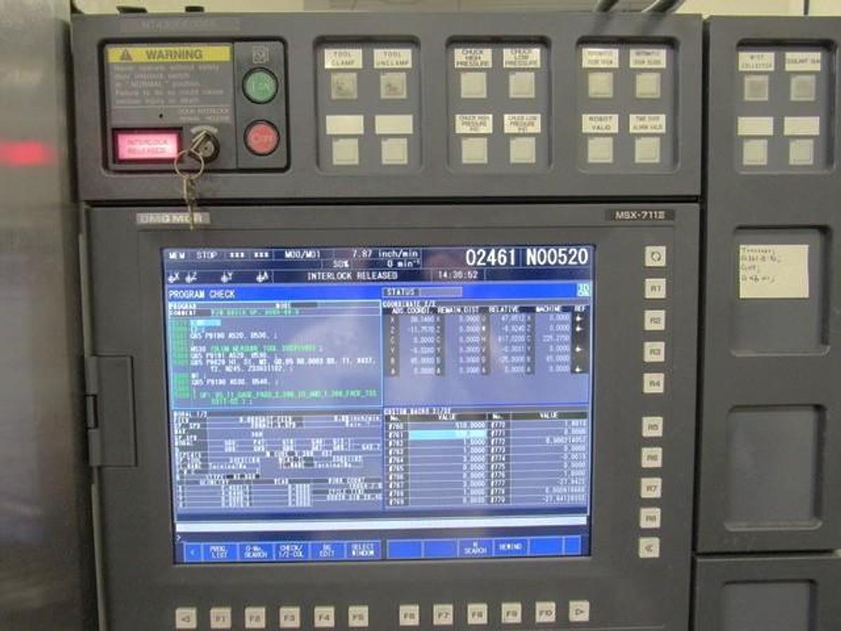 Used 2007 Mori Seiki NT-4300/1500S w/ B Axis Pend. Head, C Axis-Both Spndls., Milling, Y Axis, 240 ATC, (2) 12" Chks, 3.5" Bar Cap