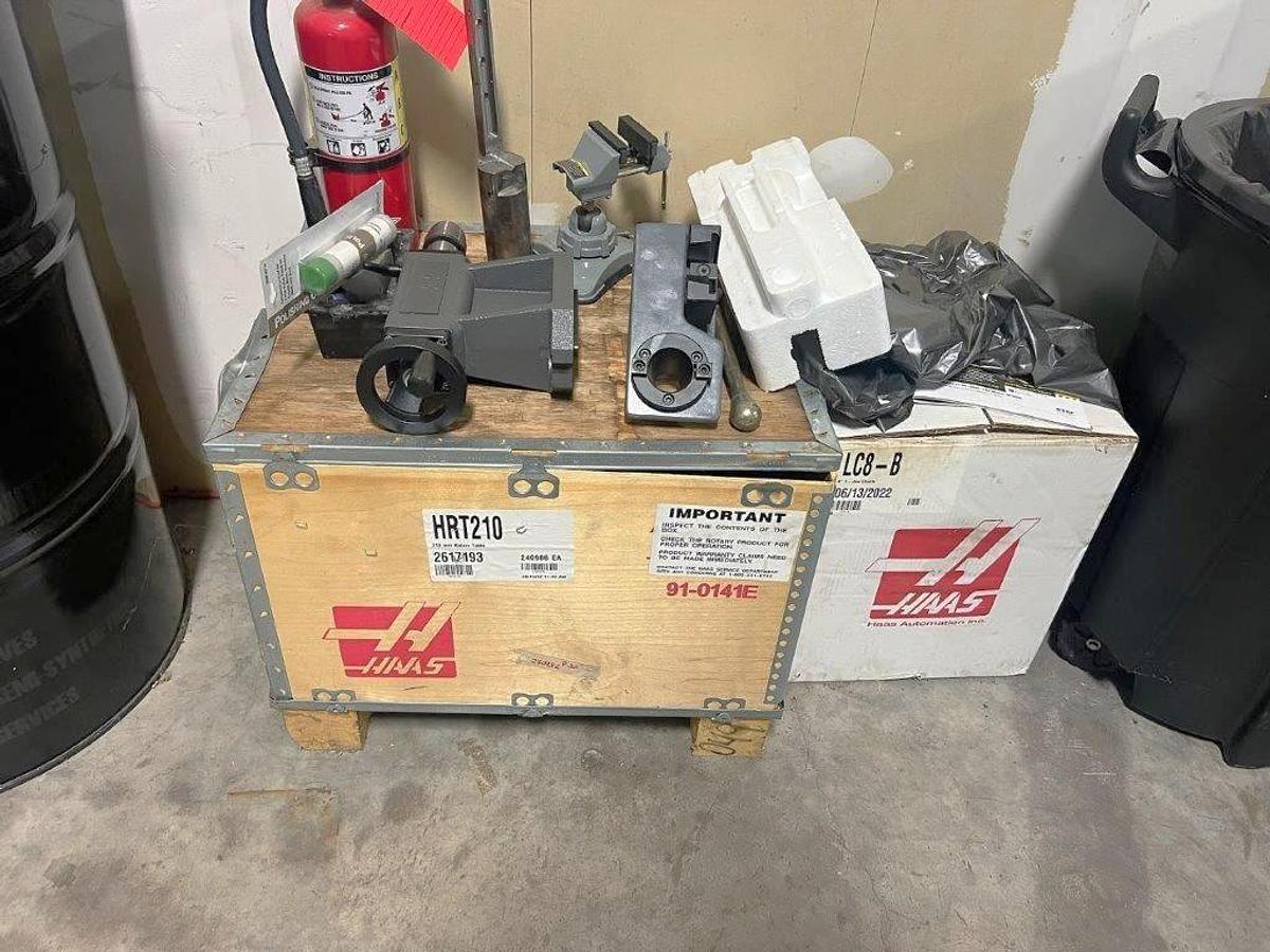 Used 2022 Haas VF-2SS w/ Haas HRT-210 Rotary Table, Probing, High Speed Machining, Auger, Pcool