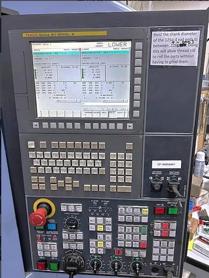 Used 2013 Doosan Puma TT1800SY Twin Spindle/Twin Turret, Y Axis Mill Turn Lathe, LNS Alpha SL65S Bar Feed, Chip Blaster, 4782 hrs.