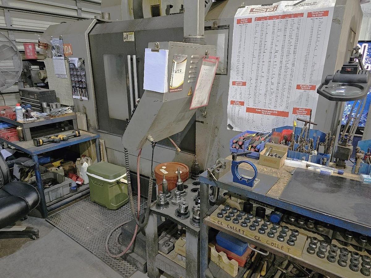 Used 2006 Awea BM-1200 with Chip Conveyor, 24 Station Side Mount ATC, RJH, Boxed Ways, Fanuc Control