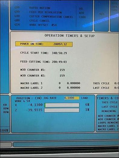 Used 2009 Haas TL-2 Big Bore