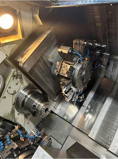 Used 2010 Doosan Puma TT1800SY Twin Spindle/Twin Turret 8 Axis Turn/Mill Lathe