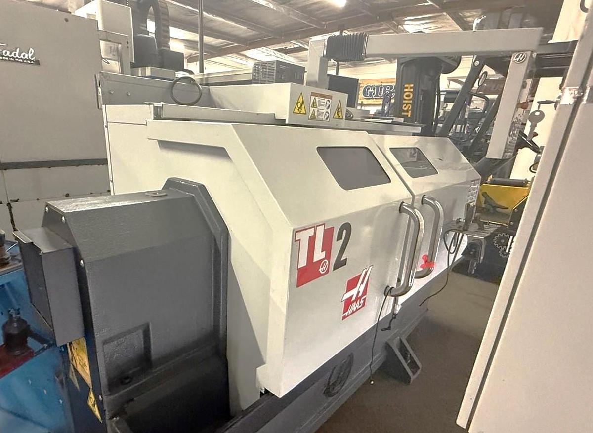 Used 2015 Haas TL-2 with 8" Chk, Tailstock, 4 Station Turret, Coolant Syst., USB Port, Single or Three Phase Pwr