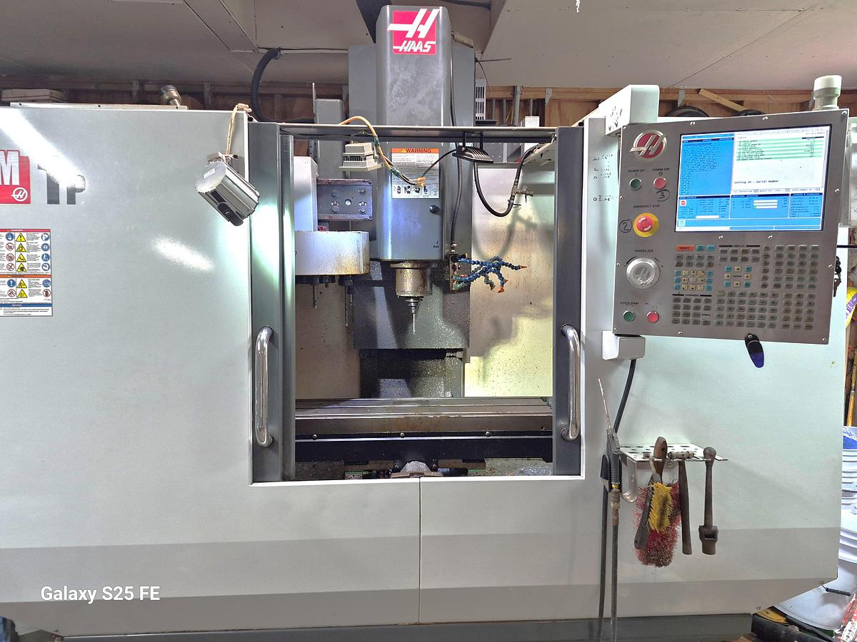 Used 2015 Haas TM-1P with 10 Station Tool Changer, Coolant, USB, Can be wired either single or three phase power