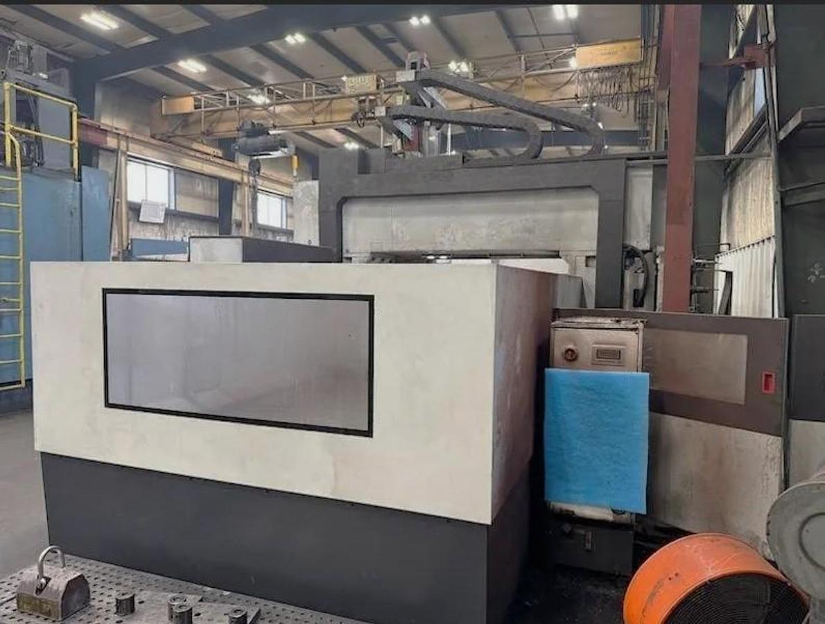 Used 2014 SMTCL EGC 2040 Bridge Style with 157"x78"x39" Travels, 50 Taper, 6000 RPM, 40 ATC, Fanuc 0i-MD Control