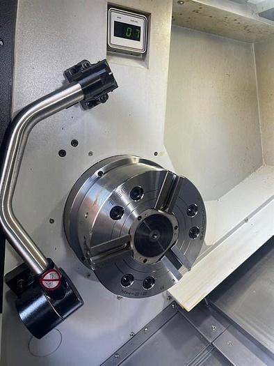 Used 2023 Doosan Puma 3100L with SMW Steady Rest, Chip Conveyor, Tailstock, Tool Presetter, 4" Bar Capacity, 50" Centers