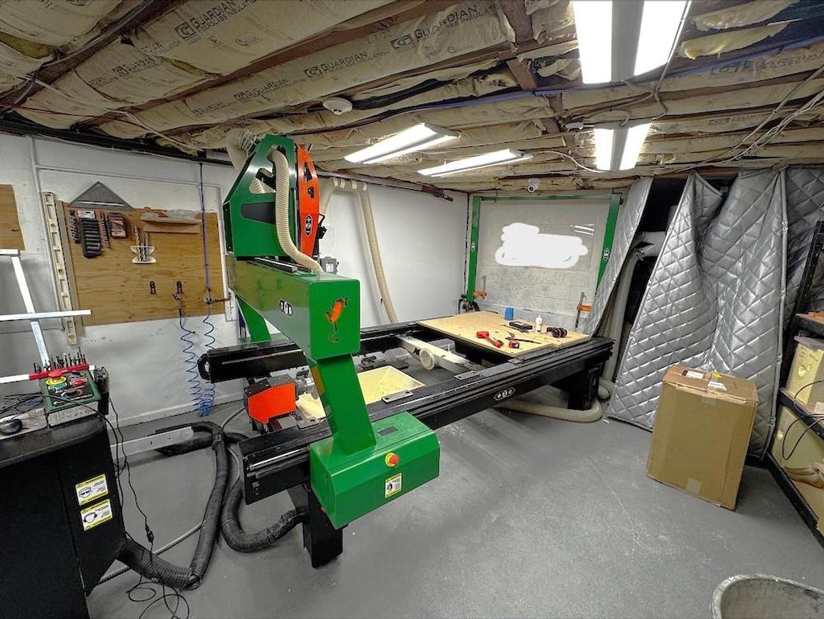 Used 2015 Frog3D Model Frog 360 CNC Router with 4th Axis, Flashcut Controller, PC Included with USB Interface
