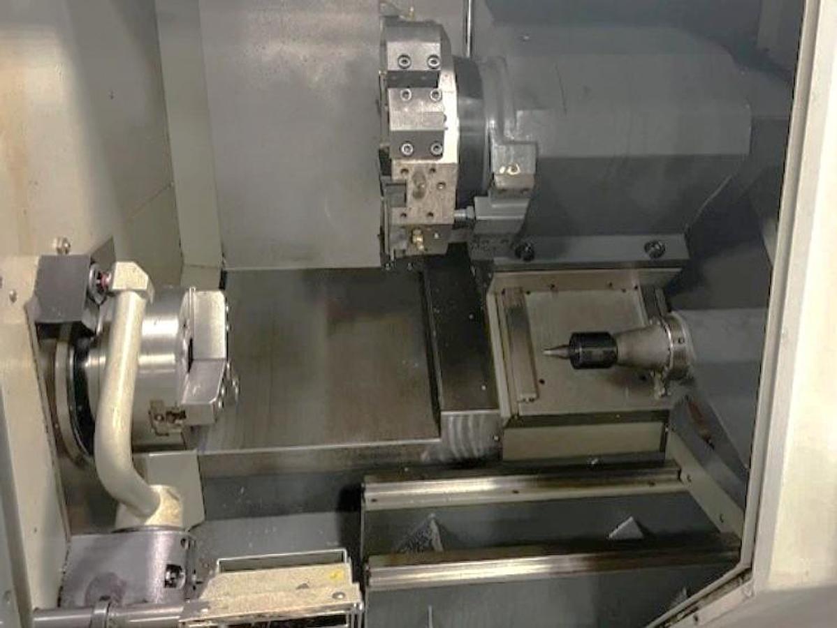 Used 2014 Haas ST-25 with Tailstock, Tool Presetter, Chip Conveyor, 10" Hydraulic Chuck, Parts Catcher, 3" Bar Capacity