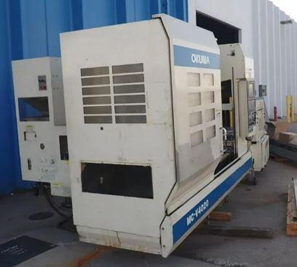 Used 2002 Okuma MC-V4020 w/Pallet Table