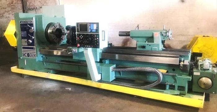 Used 2002 Kingston CHK-3000 w/ 12.5" Bore, Steady Rest,