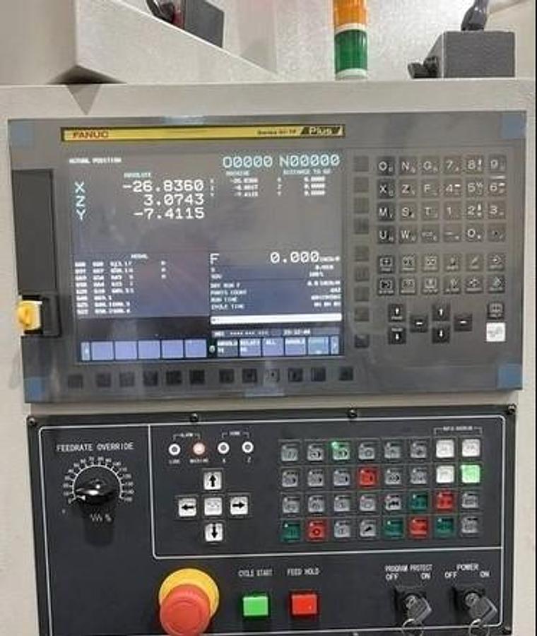 Used 2020 DMTC CGK5112JD 2 Axis CNC VTL with 8 Station ATC, 40" 4 Jaw Manual Chk, Fanuc 0i-TF Plus Control, 47.2" Swing