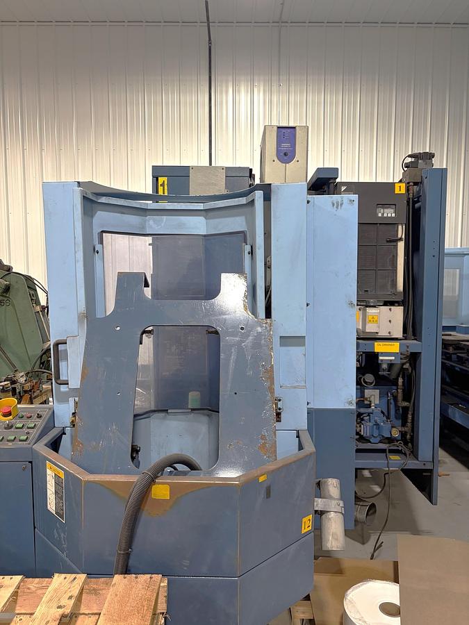 Used 2008 Matsuura H.Plus 300-PC11 Horizontal Machining Center with 11 Pallet Pool, Chip Blaster HP CTS, 30 Pos. ATC, Conveyor