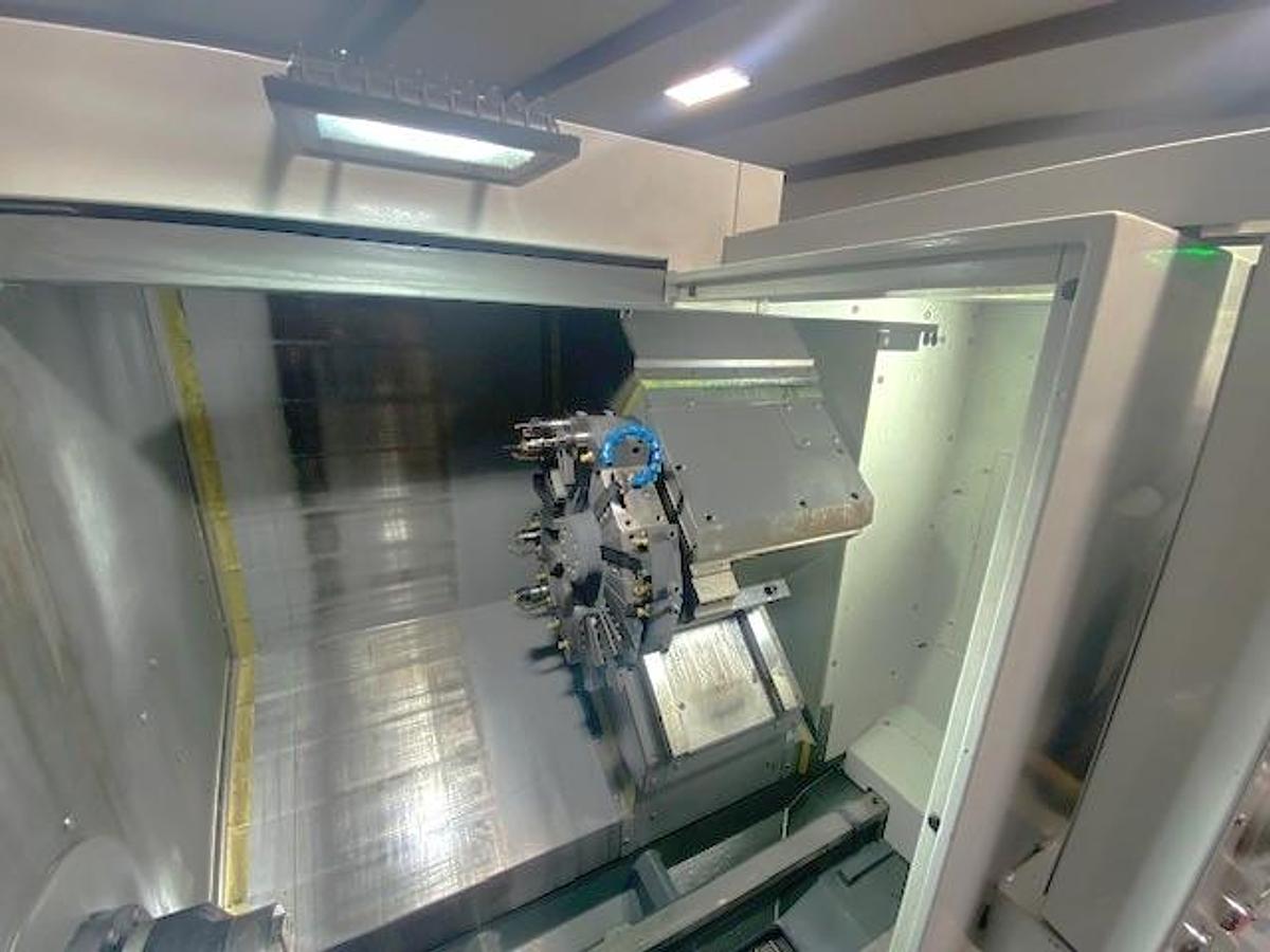 Used 2022 Haas ST-10 Chucker, Tool Presetter, Chip Conveyor, Rigid Tapping 1GB Program Memory **Only 121 Run Time Hours**