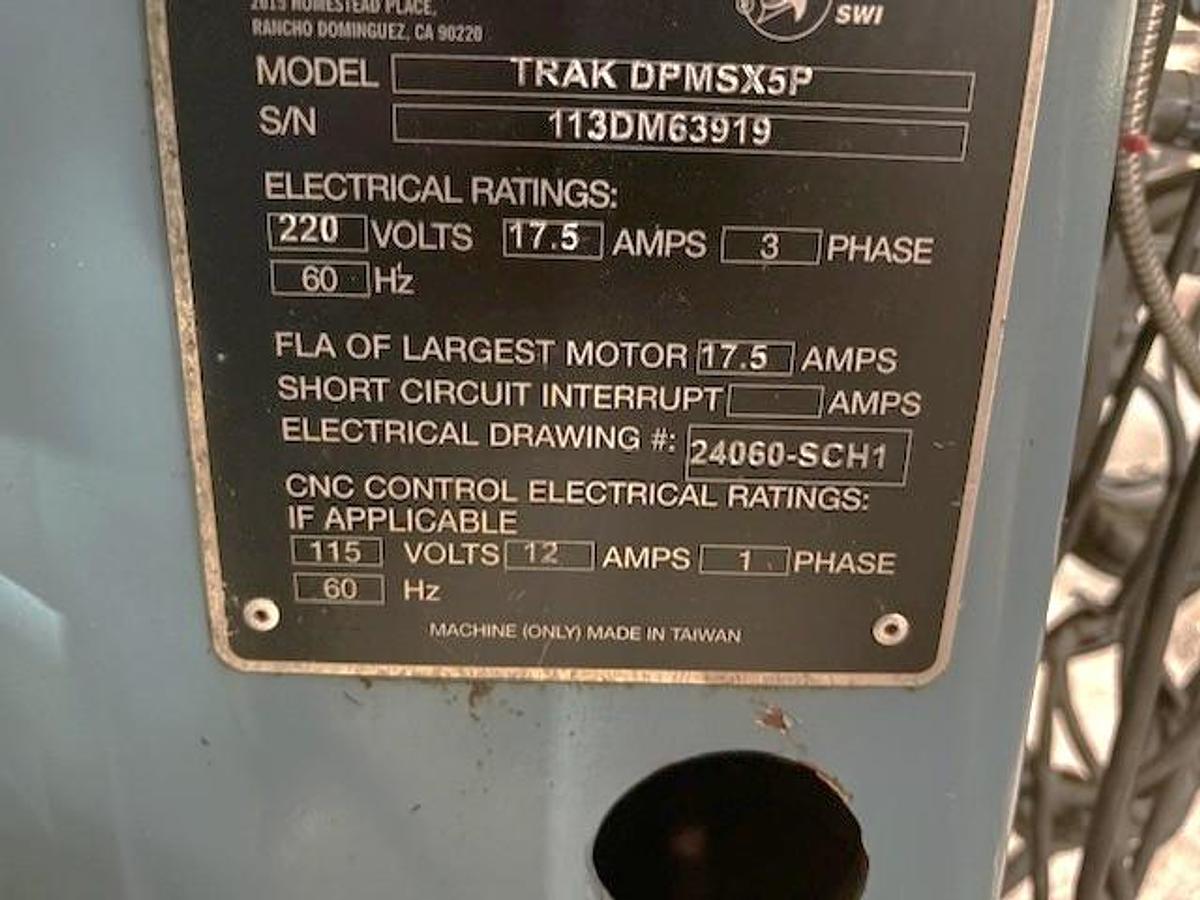 Used 2011 Southwestern Industries Trak DPMSX5P (DPM5)