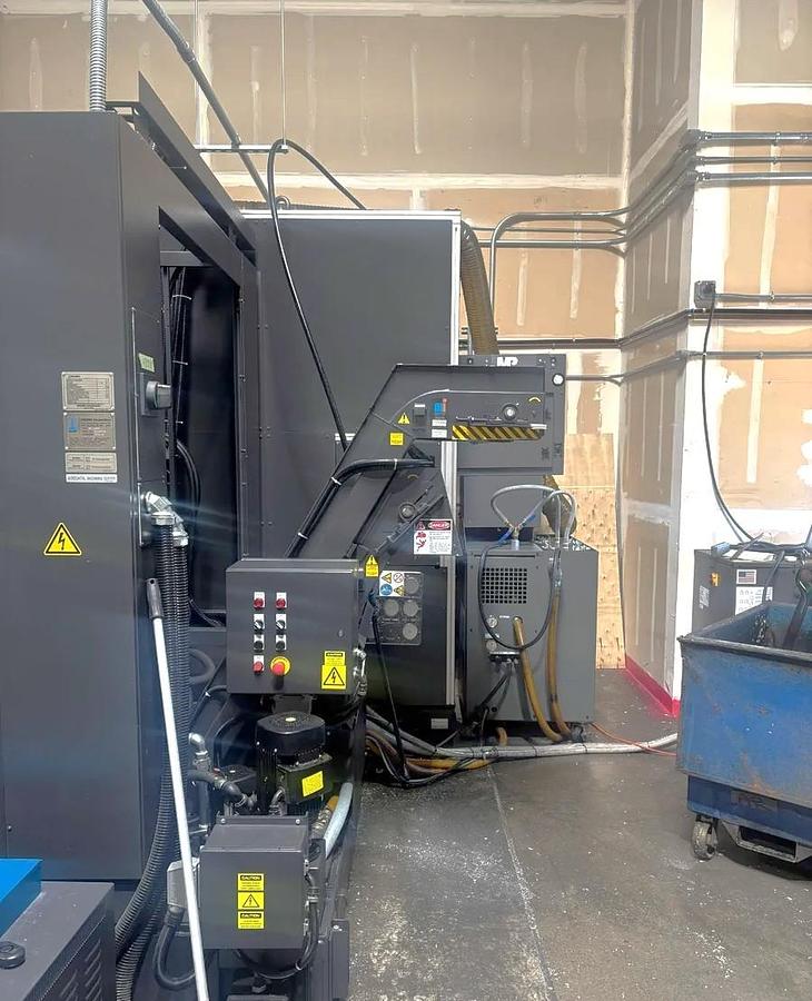 Used 2020 Okuma MB-4000H with 6 Pallet Changer, Full 4th Axis, Renishaw Probing, High Press. Coolant Thru Spindle, 146 Pos. ATC, Conveyor
