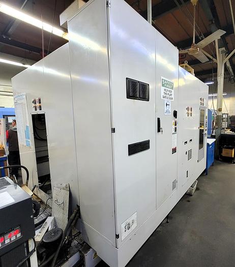 Used 2006 Doosan DHP 4000 w/ 2 Plt Changer, 1 Degree, 60 ATC, Coolant Thru Spindle, 14,000 RPM