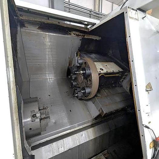 Used 1998 Haas HL-3 Chucker, Chip Auger, CNC Enhancements Autobar 400 Barfeed, Tool Presetter, 10" Chuck, Collet Chuck