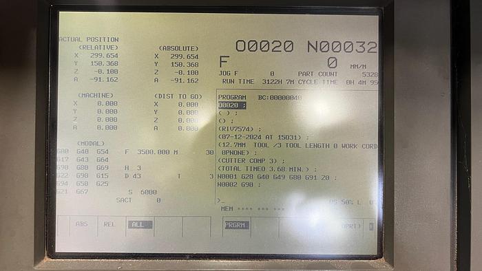 Used 2000 Komo VMC40-144