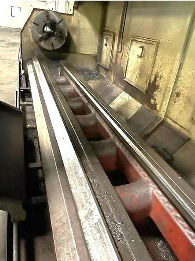 Used 1999 Hwacheon Mega 95/5000 with 197" CC, 9.05" Bar Capacity, 24" 3 Jaw Chuck, Tailstock, Tool Post