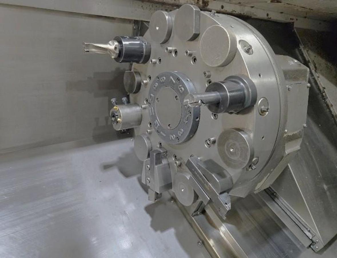 Used 2007 Okuma Captain L470M/1250 Big Bore OSP P-200L with Milling Capability and 3.5" Bar Capacity, Chip Conveyor, Tool Eye