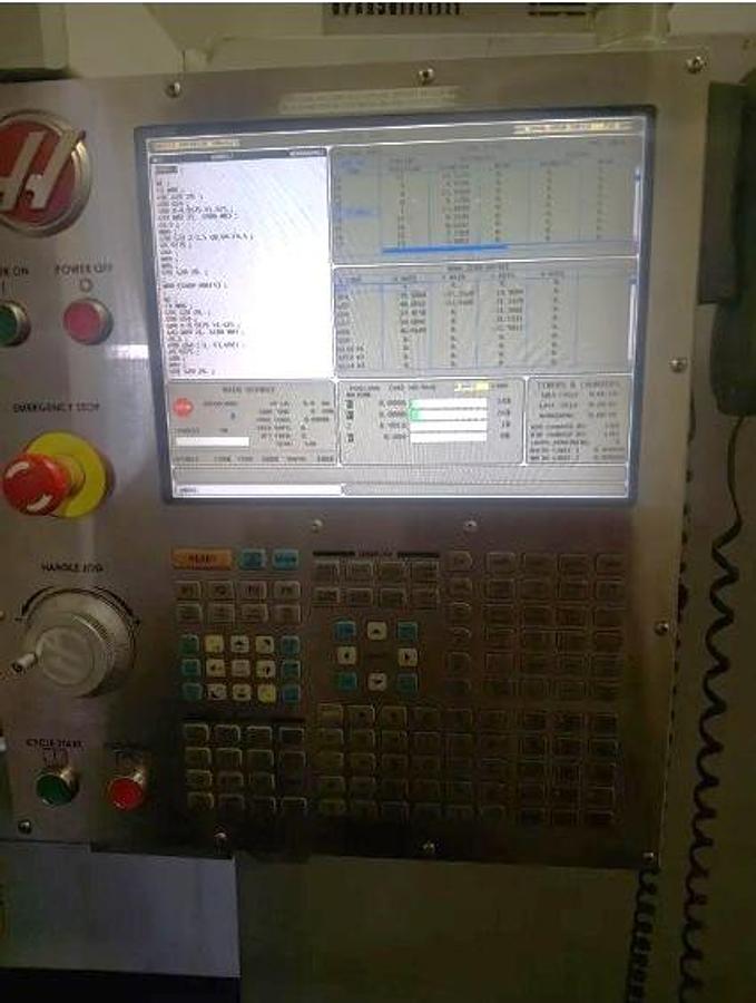 Used 2010 Haas EC-2000-4X with Built In 4th Axis Table, Hi Press. Coolant Thru Spindle, Probing, 6000 RPM, 30 HP Gearbox