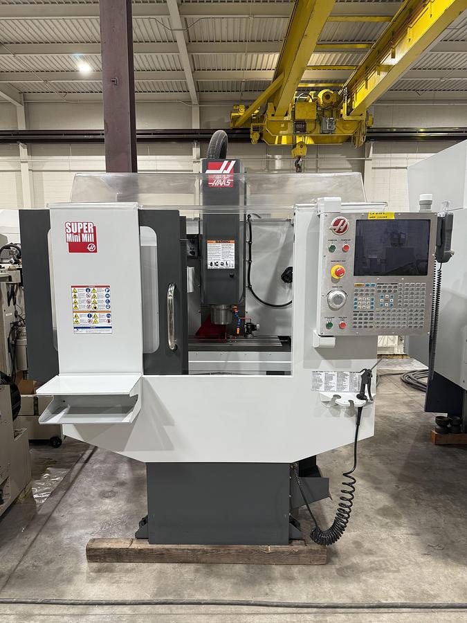 Used 2014 Haas Super Mini Mill with Probing, High Speed Machining, 10,000 RPM, Rigid Tap
