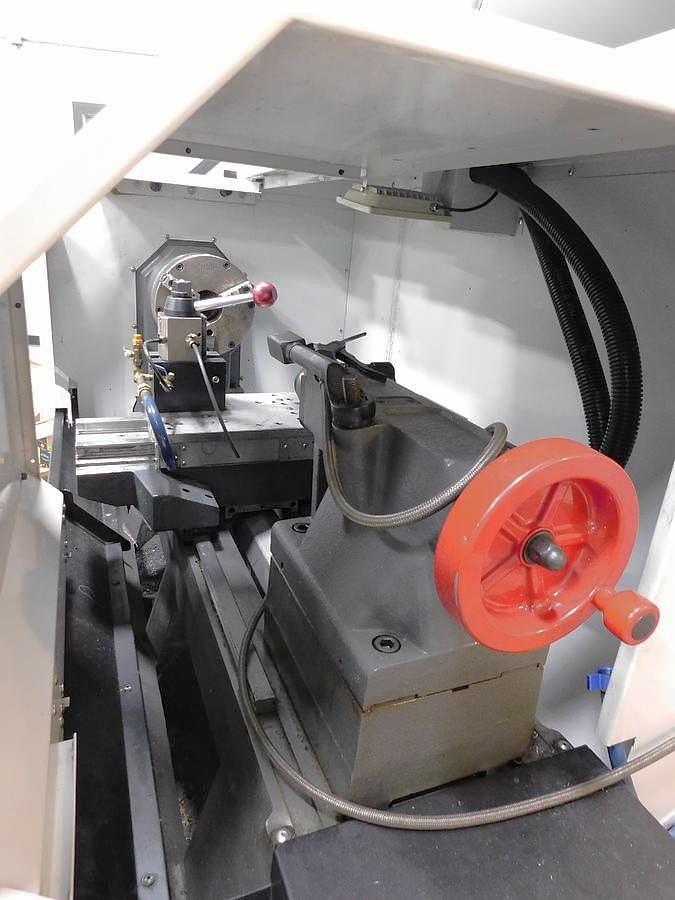 Used 2017 Haas TL-1 with 3" Big Bore Spindle, A2-6" Spindle Nose, Tailstock, Tool Post, Coolant, Remote Jog Handle
