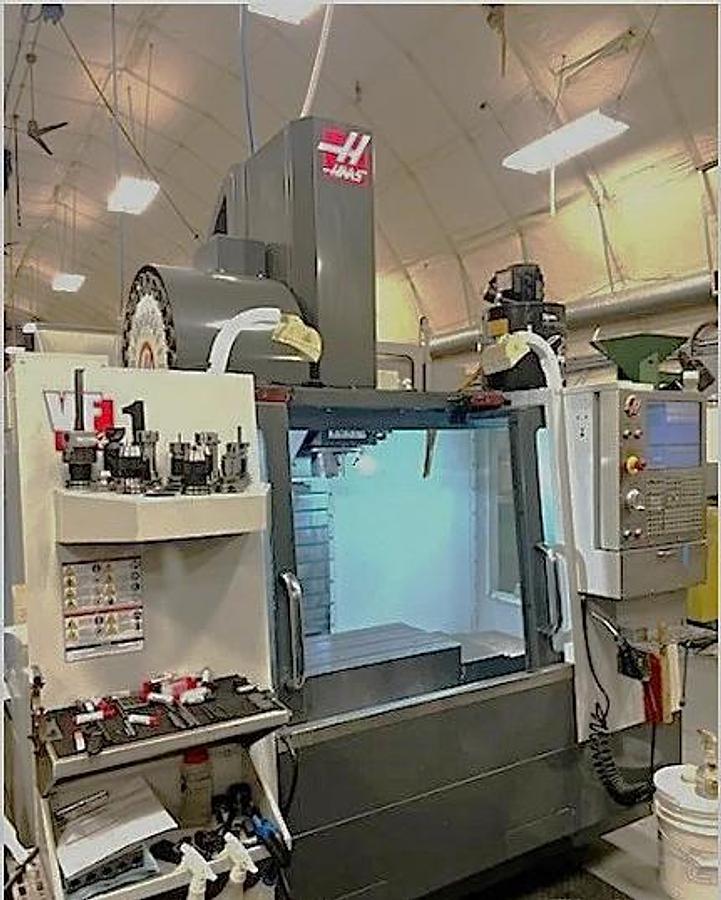 Used 2015 Haas VF1 with 10,000 RPM, 24 Station Side Mounted ATC, Chip Auger, Extended Memory, Remote Jog Handle