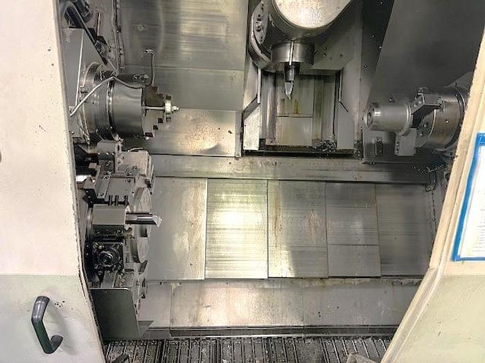Used 2006 Doosan Puma MX2500ST 9 Axis Mill/Turn Center w/ Pendulum B Axis Head, Milling, Y Axis, Subspindle, Lower Turret