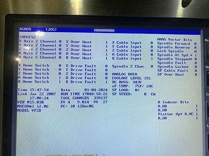 Used 2007 Haas VF2D