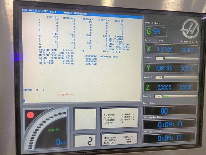 Used 2007 Haas VF-6/40 w/ 15,000 rpm Spindle