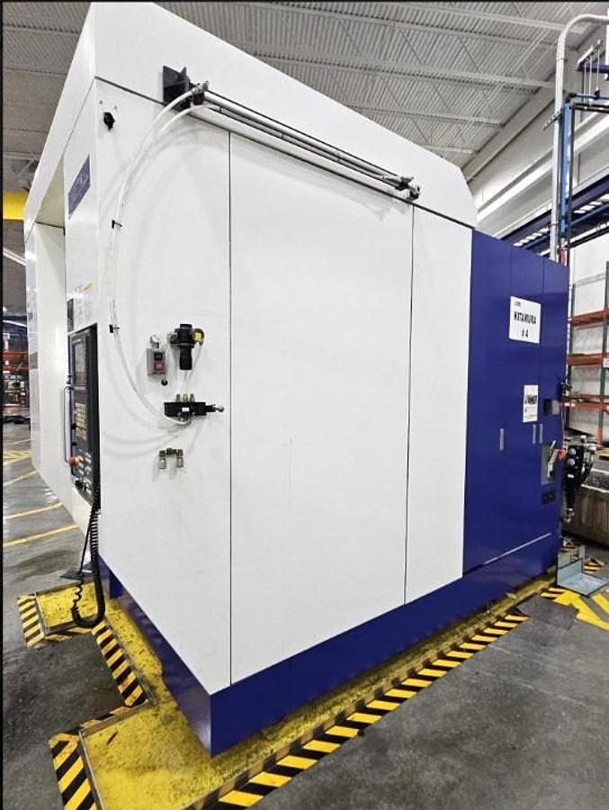 Used 2017 Kitamura MyTrunnion-5 Five Axis Trunnion Style VMC with 20,000 RPM, 50 Station ATC, 24" Diam Chuck, Coolant Thru Spindle, Conveyor