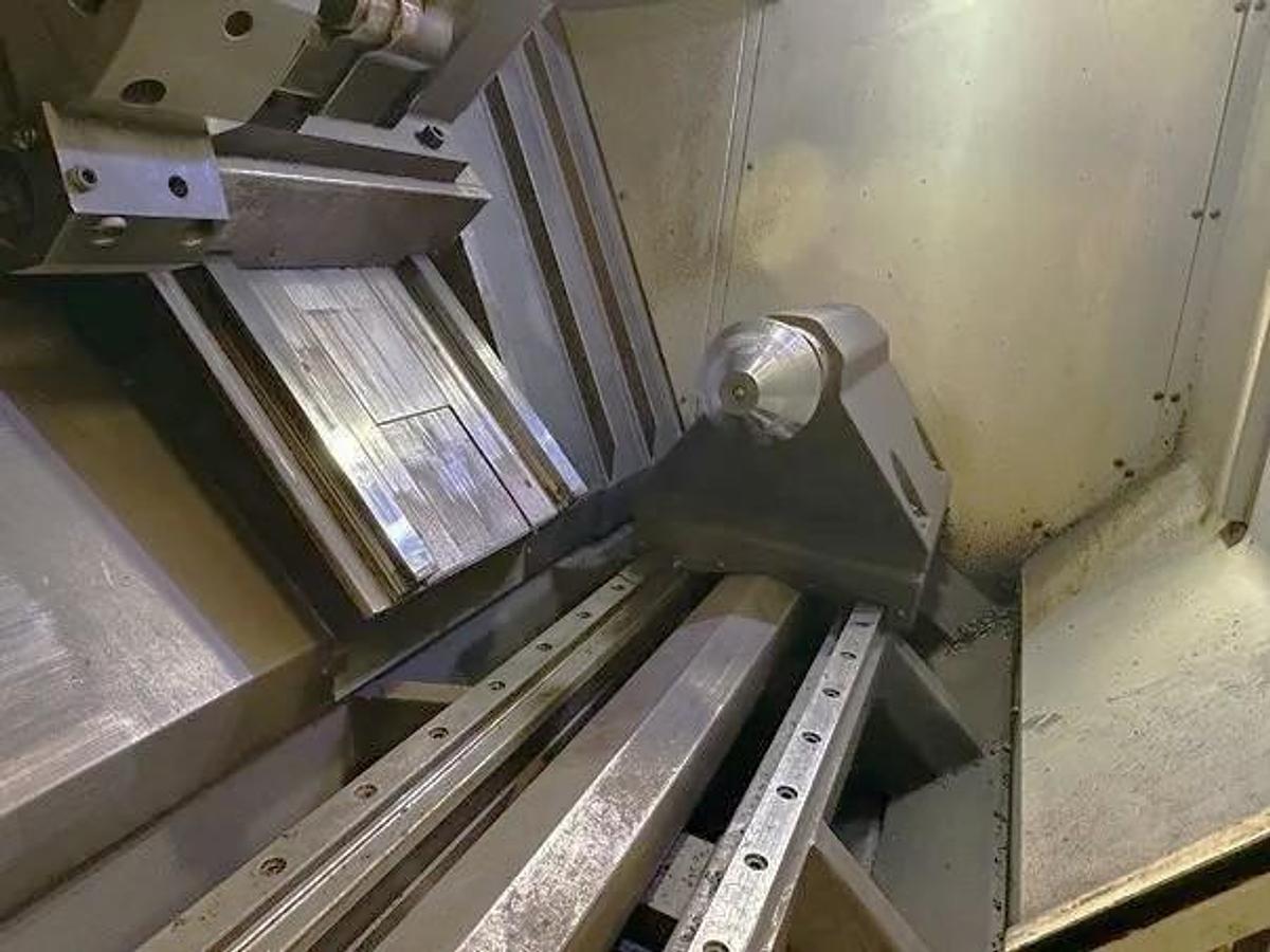 Used 2014 Haas ST-45M with Milling Capability, 18" Hyd. Chuck, 6.5" Bar Capacity, Chip Conveyor, Tailstock,
