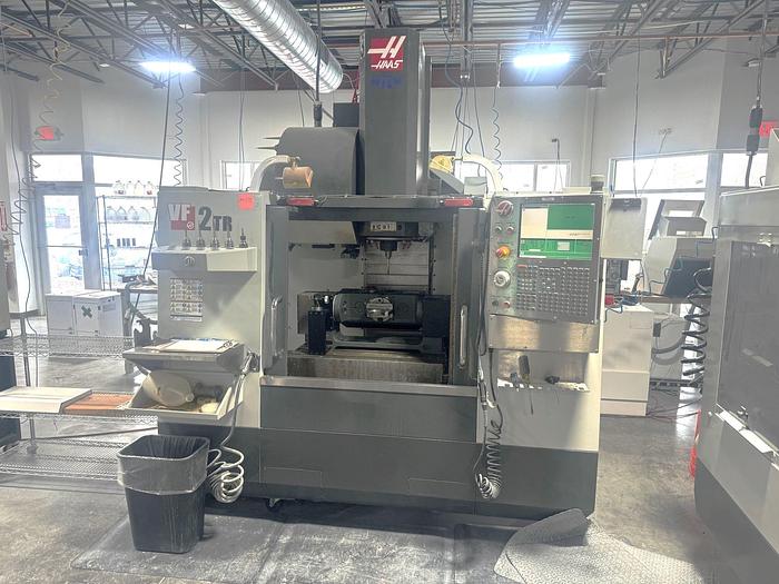 Used 2014 Haas VF2TR with 30,000 RPM Spindle & TR160 Trunnion Table