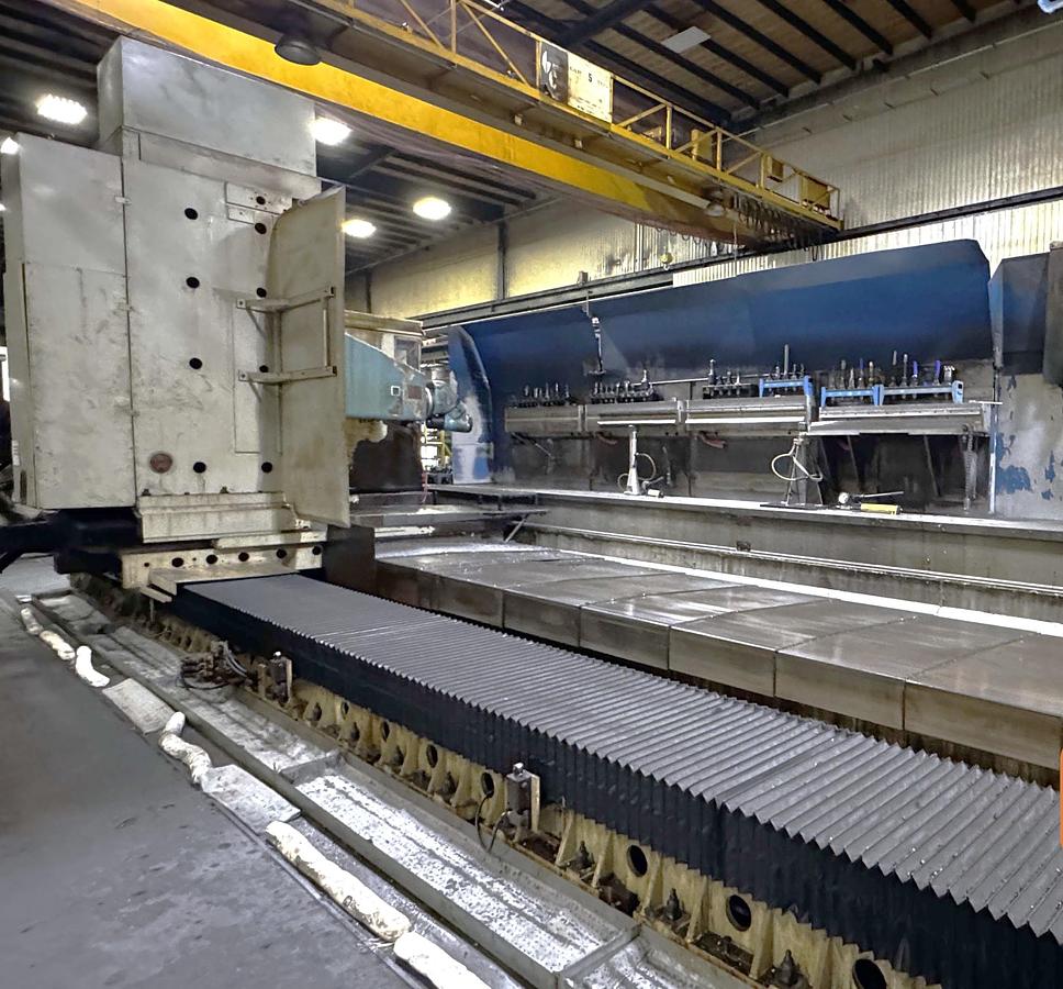 Used 2000 Anayak HVM-T-11000 3 + 2 Axis Bed Mill with B Axis Head with 2.5 Deg Increment, 40 HP, 3000 RPM, Heidenhain Control
