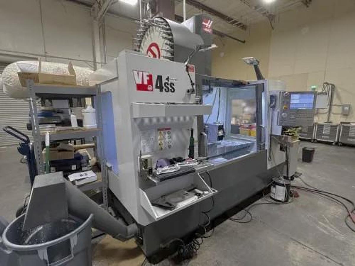 Used 2017 Haas VF4SS, 4th Axis Drive, Haas HRT210 Table, Cool. Thru Spdl., Haas Probing, 40 Pos. ATC