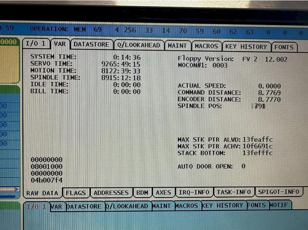 Used 2008 Haas Super Mini Mill with 10k RPM, Tool Probe, Chip Auger, USB Port, Coolant Pump, 10 ATC, 208/230V Three Phase Pwr