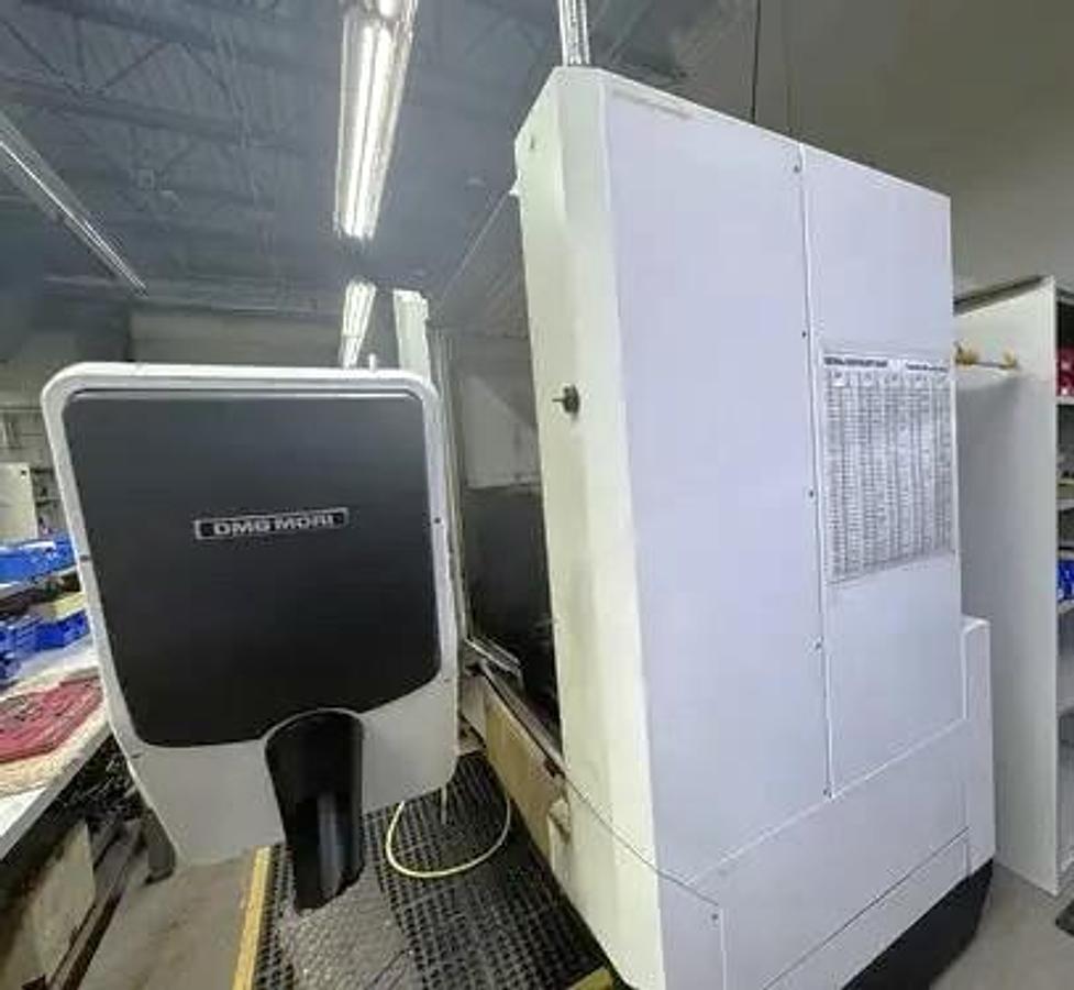 Used 2017 DMG Mori CMX 1100V  with 4th Axis Rotary Table, 12,000 RPM, Chip Conveyor, 30 Station Side Mount ATC
