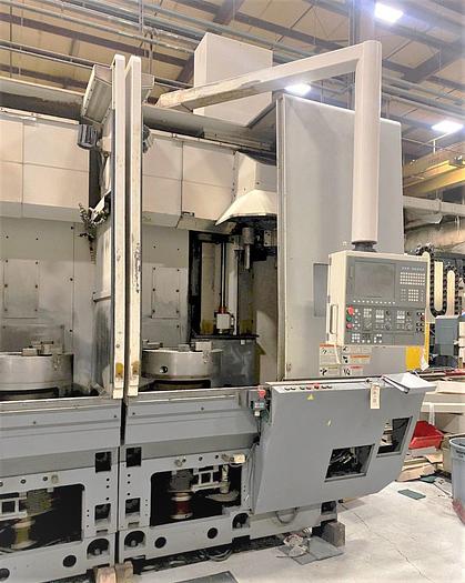 Used 2008 Okuma 2SP-V80 Twin Spindle VTL