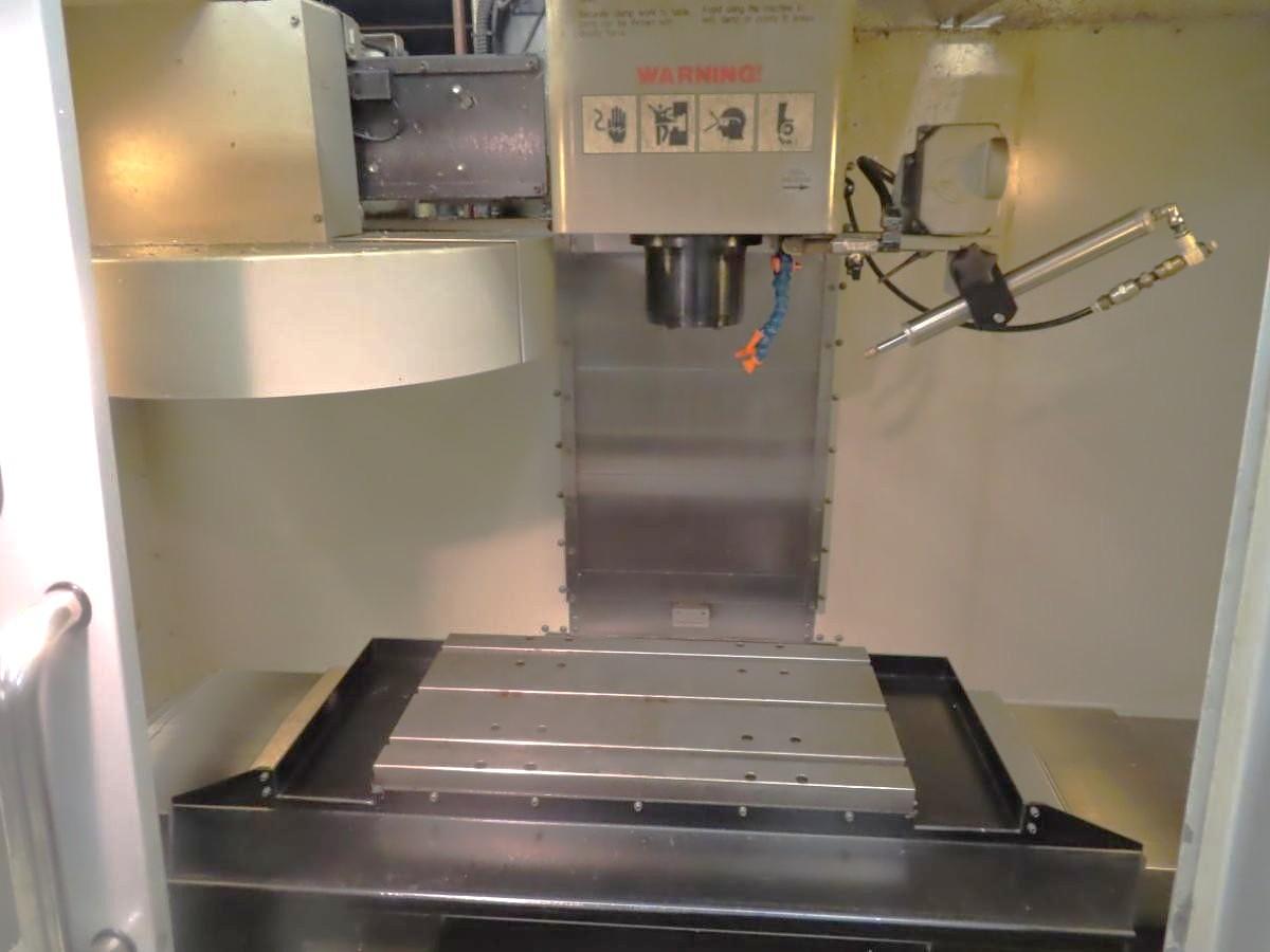 Used 2006 Haas VF1D with Prog. Coolant, Auto Air Gun, Auger Conveyor, Very Low Hours, USB Port