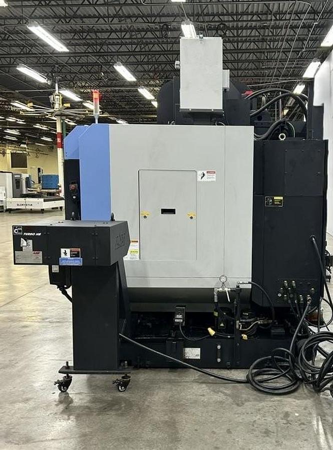 Used 2022 DN Solutions Mynx 5400/50 II with 4th Axis Drive, CAT50 Big Plus Spindle, Chip Conveyor, Mist Collector, Conversational