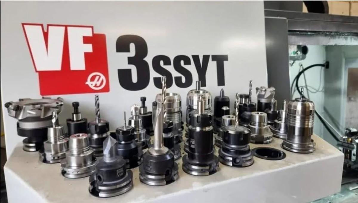 Used 2021 Haas VF3SS YT with Haas TH240 4th Axis Table, Coolant Thru Spindle, Haas Probing