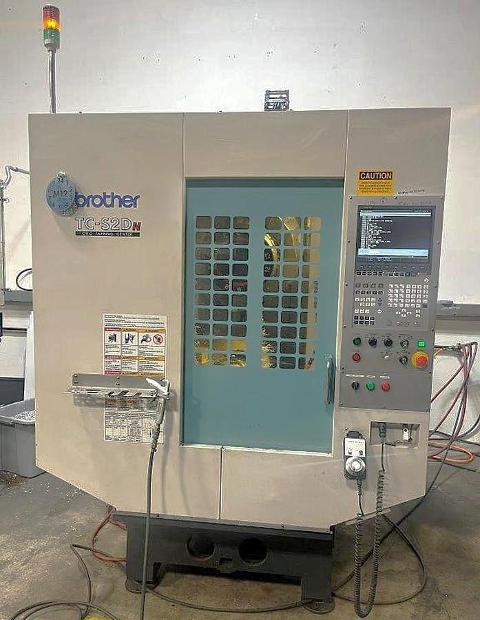 Used 2012 Brother TC-S2DN 5 Axis Drill/Tap Machine with Nikken Trunnion Type 5th Axis, Remote Jog Handle Conversational or G Code
