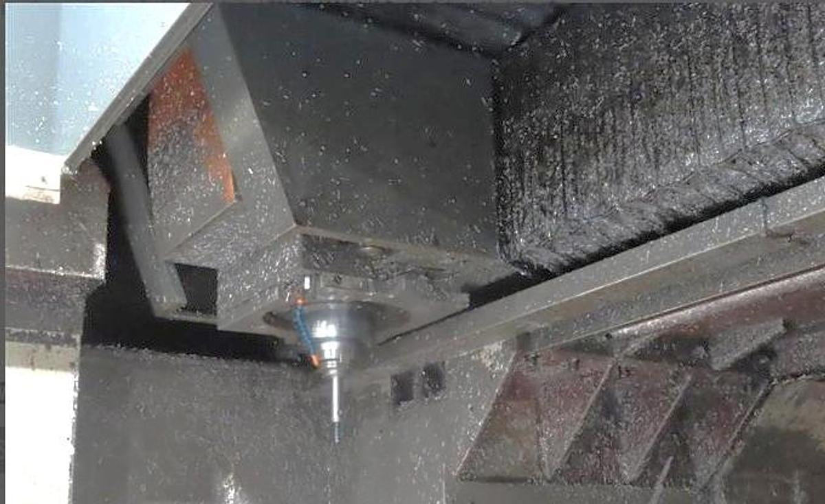 Used 2009 VTEC VF-4000 Double Column Style Bridge Mill with 40 ATC, Coolant Thru Spindle, 6000 RPM, CAT50, 165"x90"x36"