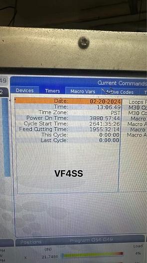 Used 2020 Haas VF4SS