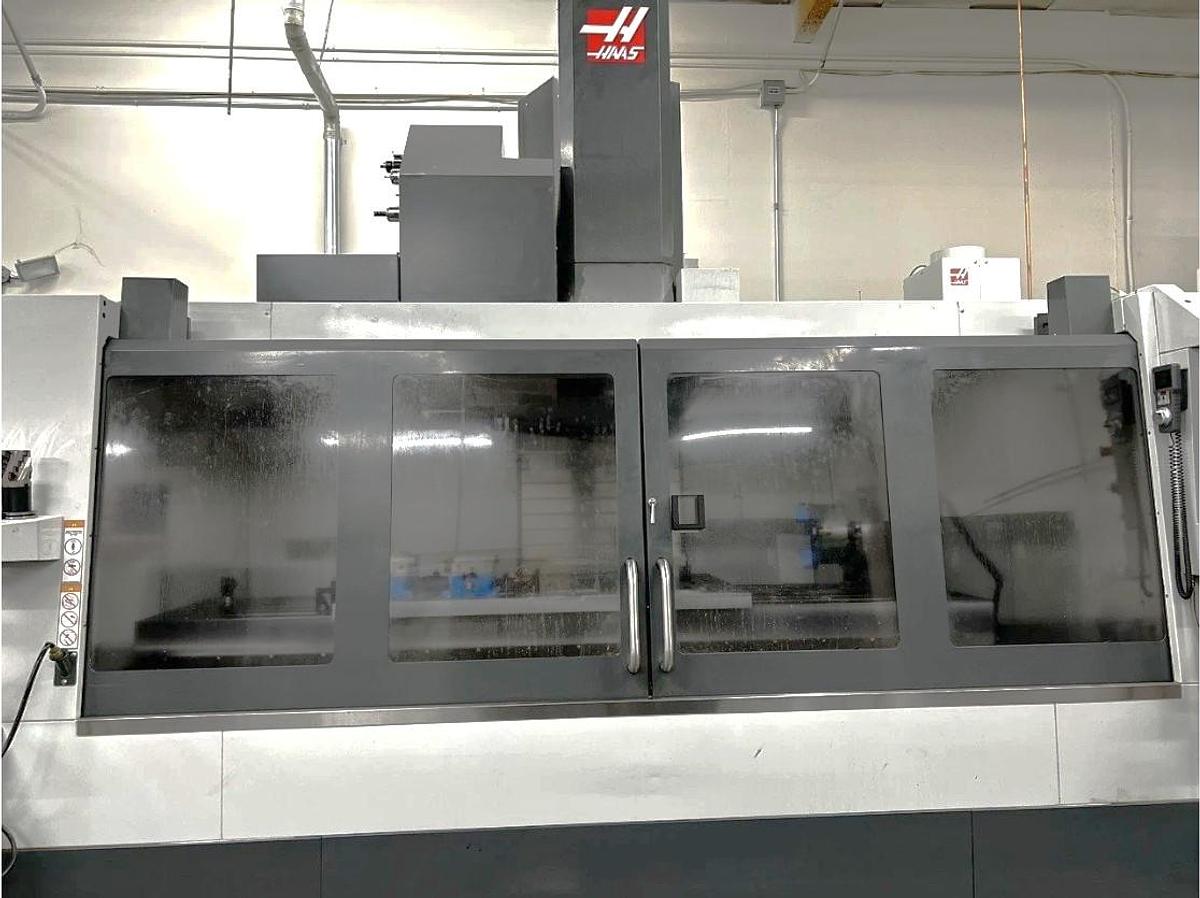 Used 2020 Haas VF-10/50 with Haas HRT310 4th Axis Tbl, Probing, Through Spindle Coolant, 7500 RPM, CAT 50