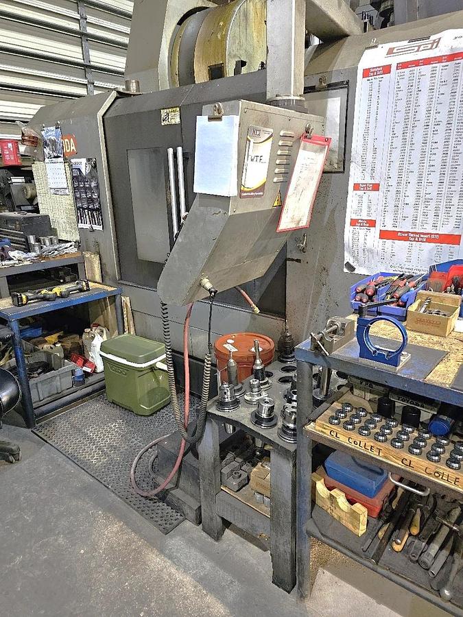 Used 2006 Awea BM-1200 with Chip Conveyor, 24 Station Side Mount ATC, RJH, Boxed Ways, Fanuc Control