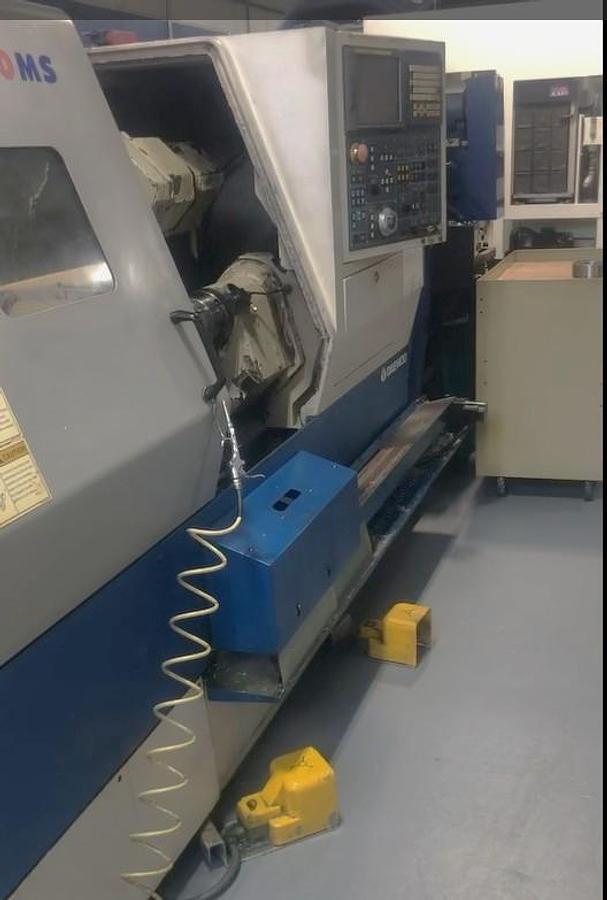 Used 2004 Daewoo Puma 240MSB with Milling Capability, C Axis, SMW Barfeed, Chip Conveyor, Parts Catcher