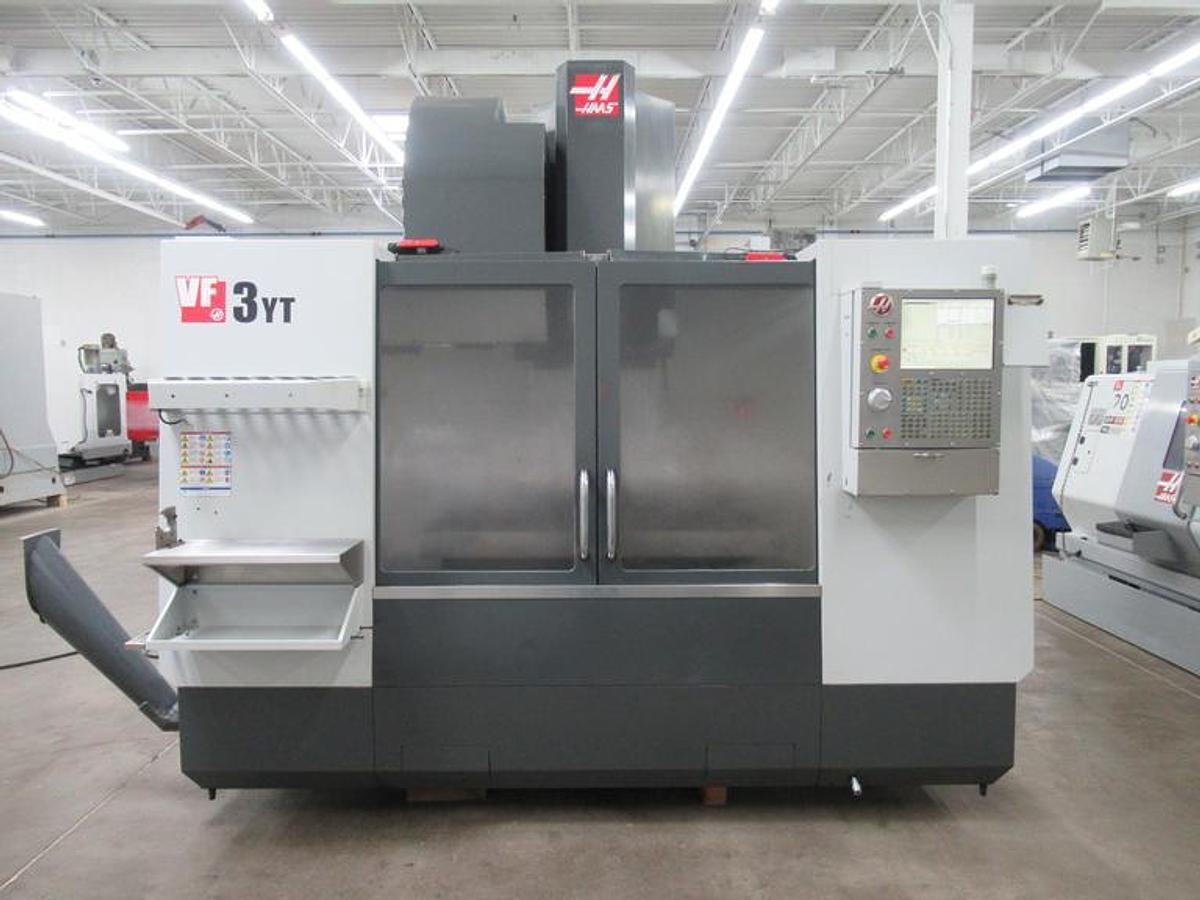 Used 2012 Haas VF-3YT/40 with Coolant Thru Spindle, Haas Probing, 40 Station SMATC, Auger, Pcool